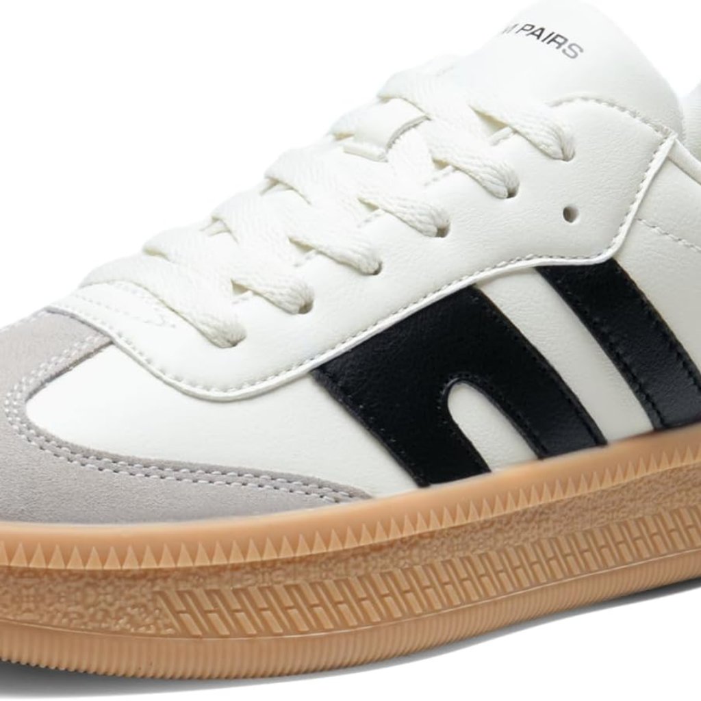 Women's Tennis Sneakers Walking Casual Lace-Up Footwear Comfortable Fashion Snea